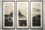 Margaret Lansink, Untitled 1, 2 and 3, combined as triptych, framed SOLD OUT