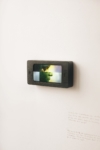 Elsa Leydier, Petralhada from the series Brazil: System Error (#elenão), lightbox installation view | 2018 | oak wood lightbox, museum glass, LED | frame 16 x 8,4 x 3,4 cm | edition 3 + 1 AP