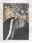 Margaret Lansink, Bimyou, 2021 | collage printed on Kizuki handmade Washi paper, mended with 23Kt gold leaf | 29 x 22 cm | ed. 3 + 2 AP