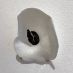 Ola Lanko, Firmness and lightness #2, 2021 | Porcelain, glaze, blood | 14 x 12 x 5 cm | Unique 