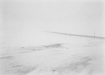 Jens Knigge, Into the Fog, 2015, from the series Contact - Northern Light | Hand coated platinum-palladium print | 11,8 x 16,7 cm (image), 30 x 40 cm (frame) | Framed in black wooden frame with passe-partout and museum glass | Ed. 10 + 2 AP
