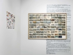 Arjan de Nooy, Exercise in style (installation), 2023 | 99 vintage postcards on dibond, wooden frame | 100 x 150 cm | Unique	
