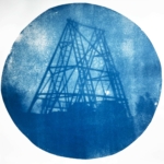 Arjan de Nooy, & Anne Geene, from the project The Great Moon Hoax, 2023 | Cyanotype on Hahnemühle paper | 85 x 85 cm | Edition of 3